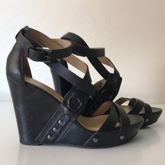 Via Spiga Shoes - Via Spiga Black Wedge
